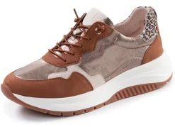 Caprice, trendige Damen-Sneaker, Weite G, mit herausnehmbarem Fußbett Damen Sneaker & Sportschuhe|Schnürschuhe