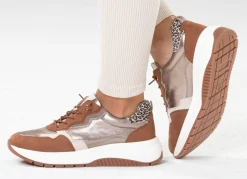Caprice, trendige Damen-Sneaker, Weite G, mit herausnehmbarem Fußbett Damen Sneaker & Sportschuhe|Schnürschuhe