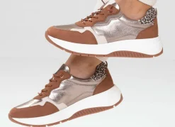Caprice, trendige Damen-Sneaker, Weite G, mit herausnehmbarem Fußbett Damen Sneaker & Sportschuhe|Schnürschuhe