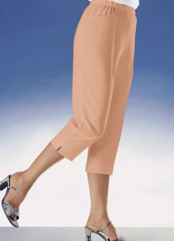 Damen Mona Shorts|Schlupfhosen<Caprihose mit praktischen Seitentaschen in 10 Farben