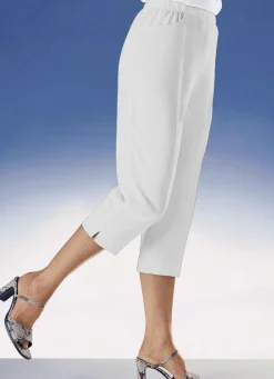 Damen Mona Shorts|Schlupfhosen<Caprihose mit praktischen Seitentaschen in 10 Farben