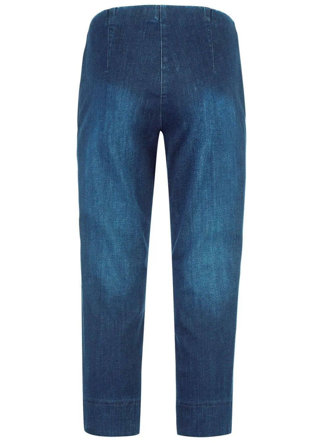 Damen Mona Schlupfhosen|Jeans<Capri-Jeans mit streckenden Biesen