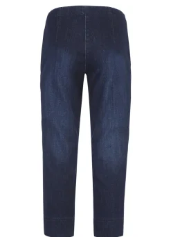 Damen Mona Schlupfhosen|Jeans<Capri-Jeans mit streckenden Biesen
