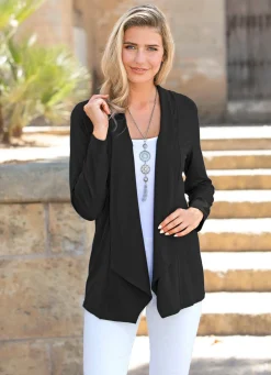Damen Mona Blusenjacken|Basics<Chasuble mit Schalkragen