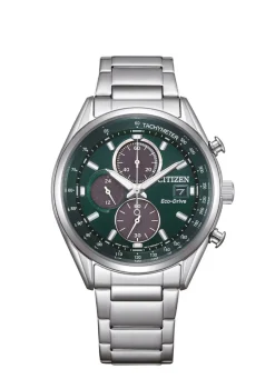 Best Citizen CA0459-79X Herrenuhr mit Edelstahlbandgehäuse Herren Funkuhren