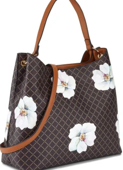 New Collezione Alessandro Tasche mit schickem Blütendruck Handtaschen