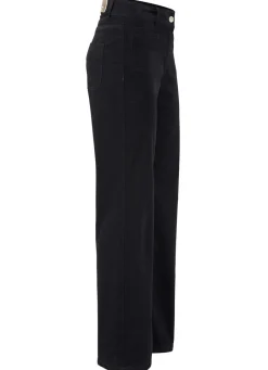 Damen Mona Lange Hosen<Cordhose mit weitem Beinverlauf