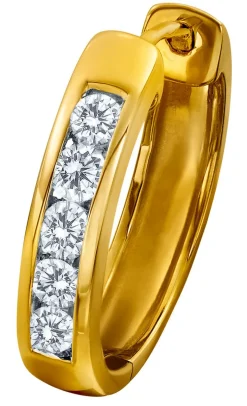 Discount Creolen mit Brillanten Damen Ohrschmuck