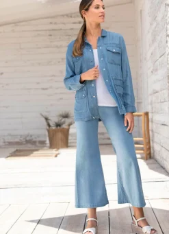 Damen Mona Shorts|Culotten<Culotte in 5-Pocket-Form