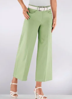 Damen Mona Lange Hosen|Culotten<Culotte mit modisch weitem Bein