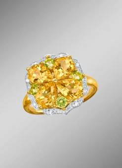 Damenring im Blumen-Design Damen Ringe