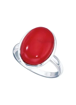 Clearance Damenring mit Bambuskoralle Damen Ringe