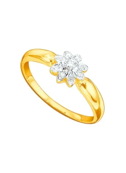 Hot Damenring mit Brillant und Diamanten Damen Ringe