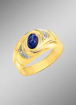Sale Damenring mit echt Lapislazuli Damen Ringe