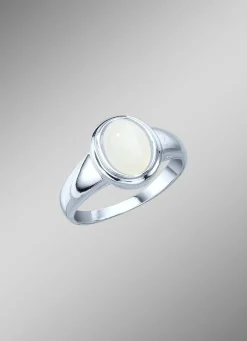 Outlet Damenring mit echtem Mondstein Damen Ringe