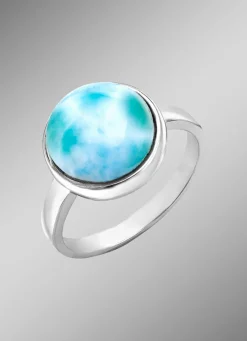 Damen Mona Ringe<Damenring mit Larimar