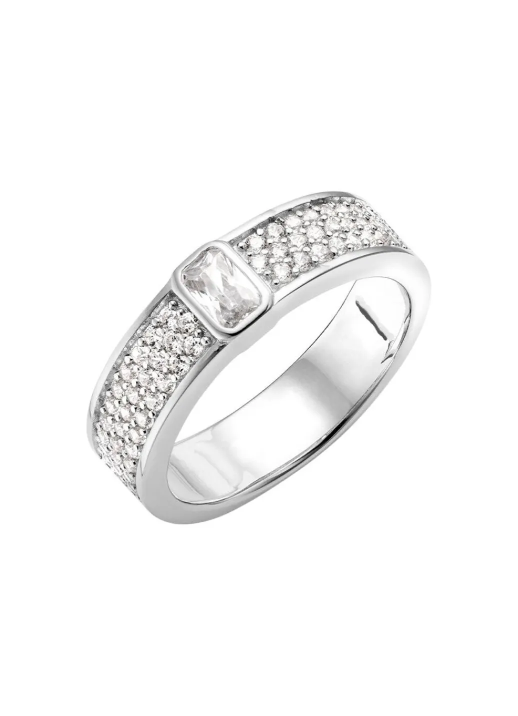 Damenring mit Zirkonia Damen Ringe