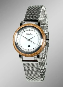 New Damenuhr mit Meshband Damen Quarzuhren