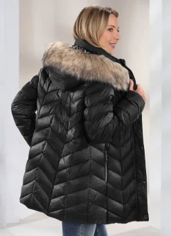 Damen Mona Daunenjacken<Daunenjacke mit abnehmbarer Kapuze