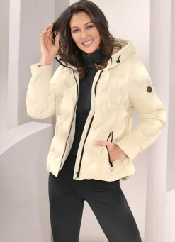 Damen Mona Daunenjacken<Daunenjacke mit fester Kapuze