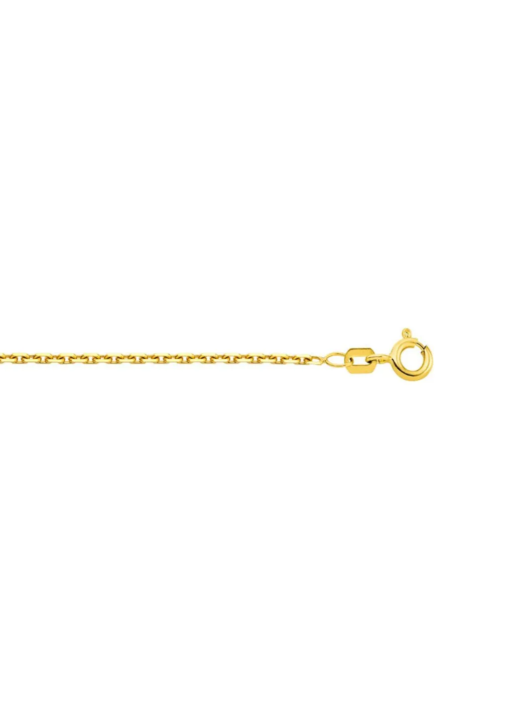 Sale Diamantierte Ankerkette aus Gold Damen Halsketten