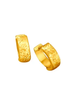 Best Diamantierte Klappcreolen Damen Ohrschmuck