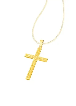 Diamantierter Kreuz-Anhänger Damen Anhänger