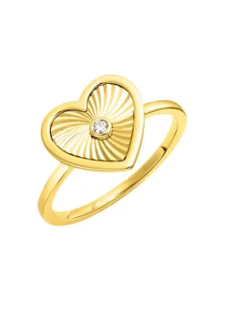 Damen Mona Ringe<Diamatierter Herz-Damenring