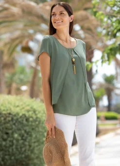 Damen Mona Tuniken|Basics<Doppellagige Tunika