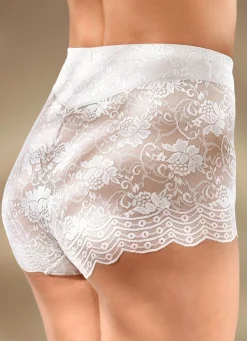 Online Dreierpack Pants aus Elastikspitze Damen Slips|Dessous