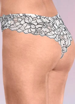 Outlet Dreierpack Slips aus Elastikspitze Damen Slips|Dessous