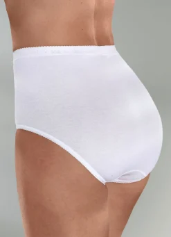 Best Dreierpack Slips mit elastischen Abschlüssen Damen Slips