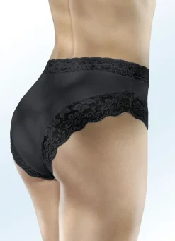 Online Dreierpack Slips mit Elastikspitze Damen Slips