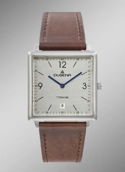 Sale Dugena-Quartz-Herrenuhr mit robustem Titangehäuse Herren Quarzuhren