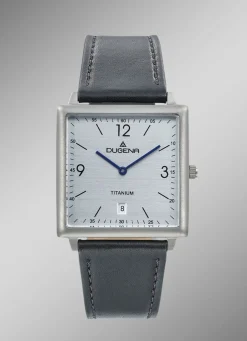 Hot Dugena-Quartz-Herrenuhr mit Titangehäuse Herren Quarzuhren
