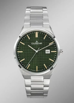 Best Dugena-Quartz-Herrenuhr mit Edelstahlbandgehäuse Herren Quarzuhren