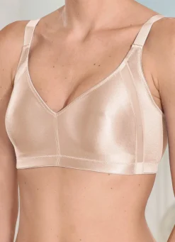 Edel glänzender Naturana BH Damen T-Shirt-Bh|Bh Ohne Bügel