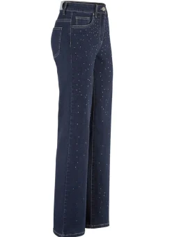 Damen Mona Lange Hosen|Jeans<Edel-Jeans mit dekorativer Strasszier