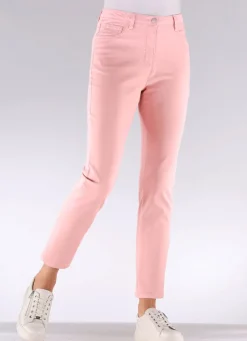 Damen Mona Lange Hosen|Jeans<Edeljeans mit Stickerei in 7/8-Länge