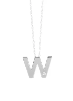 Clearance Einzigartig und elegant: Buchstaben-Anhänger aus Platin Damen Anhänger