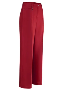 Damen Mona Lange Hosen<Elegante Hose mit apartem Zieranhänger
