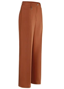 Damen Mona Lange Hosen<Elegante Hose mit apartem Zieranhänger