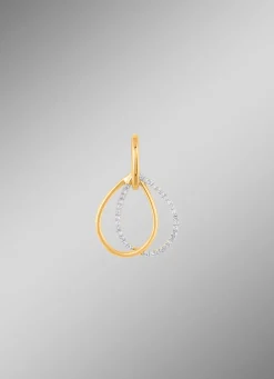 New Eleganter Anhänger mit 34 Diamanten Damen Anhänger
