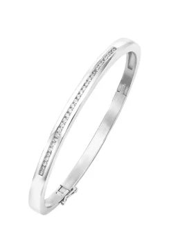 Best Eleganter Armreif mit synth. Zirkonia Damen Armbänder