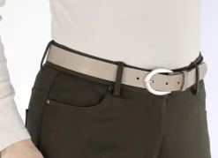 Clearance Eleganter Damen-Gürtel, aus Leder, 3 cm breit Gürtel