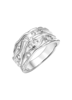 Sale Eleganter Damenring mit synth. Zirkonia Damen Ringe