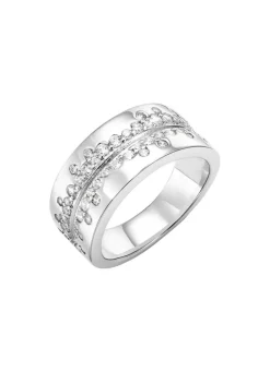 Sale Eleganter Damenring mit synth. Zirkonia Damen Ringe