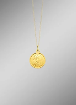 Sale Eleganter Madonna-Anhänger aus Gold 585/- fein Damen Anhänger