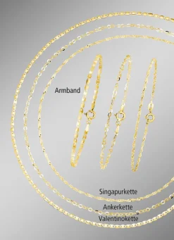 Outlet Elegantes 6-teiliges Schmuck-Set aus Silber Damen Halsketten|Armbänder