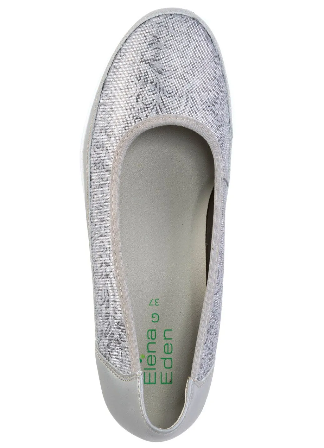 Hot ELENA EDEN, bequeme Damen-Ballerinas, Weite G, mit herausnehmbarem Fußbett Damen Ballerinas